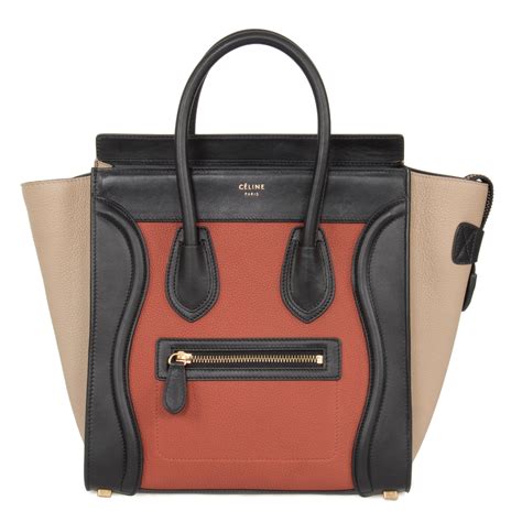 celine micro luggage handbag|Celine micro luggage price.